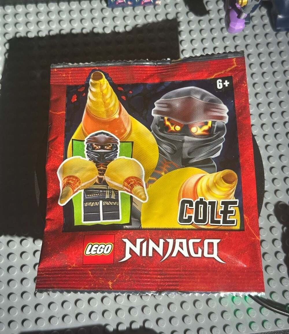LEGO Ninjago Cole with Drill Gauntlets Foil Pack Set 892071
